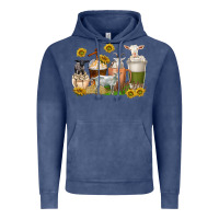 Vintage Denim coffee cups goats Vintage Hoodie - texasbilliewilder