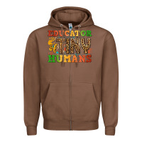Chestnut educator of tiny humans Zipper Hoodie - BundleAndBundleShop