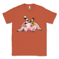 Copper baby pig with cowhide ribbon Classic Tee - RanaPortraitStore