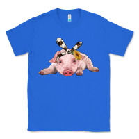 True Royal baby pig with cowhide ribbon Classic Tee - RanaPortraitStore