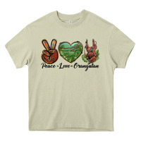 Mossy Peace Love Orangutan Heavy Core Tee - LillyAllenDesigns