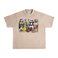 French Oak cartoon characters coffee cups Urban Heavy Tee - Zillion Design Studio