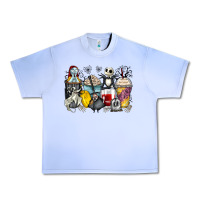 Grape Ice cartoon characters coffee cups Urban Heavy Tee - Zillion Design Studio