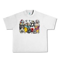 Lunar Rock cartoon characters coffee cups Urban Heavy Tee - Zillion Design Studio