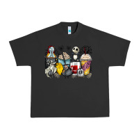 Pigment Black cartoon characters coffee cups Urban Heavy Tee - Zillion Design Studio