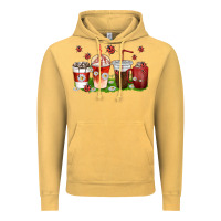 Vintage Mustard coffee cups lady bug with daisies Vintage Hoodie - texasbilliewilder