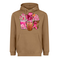 Toasted Coconut breast cancer coffee cups Heavyweight Hoodie - NancyCooperArtShop