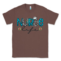 Chestnut Nurse life Classic Tee - CowhideDigitalArt