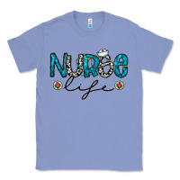 Colony Blue Nurse life Classic Tee - CowhideDigitalArt