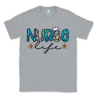 Heather Grey Nurse life Classic Tee - CowhideDigitalArt
