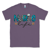 Lavender Nurse life Classic Tee - CowhideDigitalArt