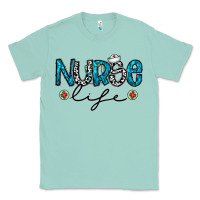 Seafoam Nurse life Classic Tee - CowhideDigitalArt