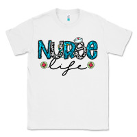 White Nurse life Classic Tee - CowhideDigitalArt