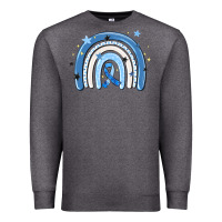 Charcoal Heather in april wear blue autism awareness Premium Sweatshirt - MaliasSmallBusiness