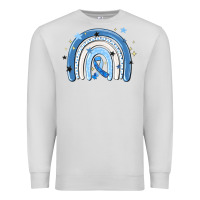 Dove Grey in april wear blue autism awareness Premium Sweatshirt - MaliasSmallBusiness