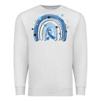 Oatmeal Heather in april wear blue autism awareness Premium Sweatshirt - MaliasSmallBusiness