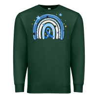 Sports Green in april wear blue autism awareness Premium Sweatshirt - MaliasSmallBusiness