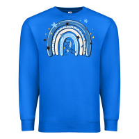 True Royal in april wear blue autism awareness Premium Sweatshirt - MaliasSmallBusiness