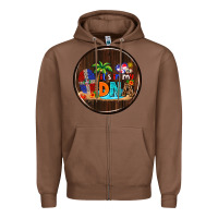 Chestnut Dominican Republic car coaster Zipper Hoodie - AdoDesignShop