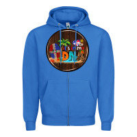 True Royal Dominican Republic car coaster Zipper Hoodie - AdoDesignShop