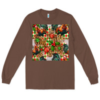 Chestnut christmas leopard chicken Long Sleeve Tee - FaDigitalArtStudio