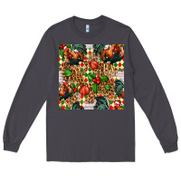 Smoke christmas leopard chicken Long Sleeve Tee - FaDigitalArtStudio