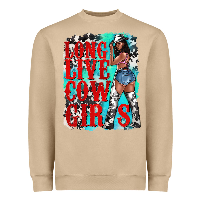 Long Live Cowgirls Heavyweight Sweatshirt by texasbilliewilder | Teevron