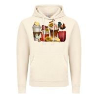 Vintage Artic coffee cups rooster Vintage Hoodie - texasbilliewilder