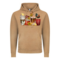 Vintage Camel coffee cups rooster Vintage Hoodie - texasbilliewilder