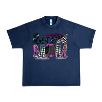 Navy race mom Urban Heavy Tee - Zillion Design Studio