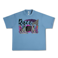 Pebble Blue race mom Urban Heavy Tee - Zillion Design Studio