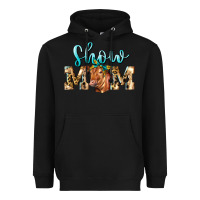 Black Western Show Mom Red Angus Heavyweight Hoodie - LillyAllenDesigns