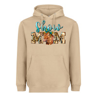 Mushroom Western Show Mom Red Angus Heavyweight Hoodie - LillyAllenDesigns