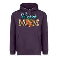 Plum Western Show Mom Red Angus Heavyweight Hoodie - LillyAllenDesigns
