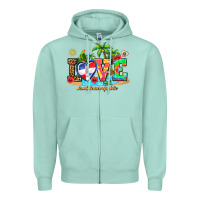 Seafoam love dominican republic Zipper Hoodie - AdoDesignShop