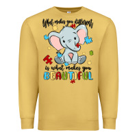 Antique Gold what makes you different is what makes you beautif Premium Sweatshirt - MaliasSmallBusiness