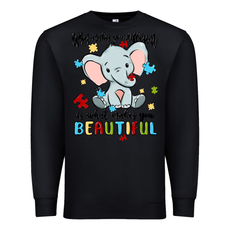 What Makes You Different Is What Makes You Beautif Premium Sweatshirt by MaliasSmallBusiness | Teevron