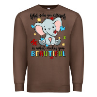 Chestnut what makes you different is what makes you beautif Premium Sweatshirt - MaliasSmallBusiness