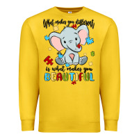 Lemon what makes you different is what makes you beautif Premium Sweatshirt - MaliasSmallBusiness