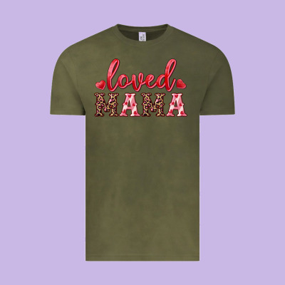 Loved Mama Vintage Tee Designed By Ranaportraitstore