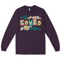 Plum most loved mother Long Sleeve Tee - AdoDesignShop