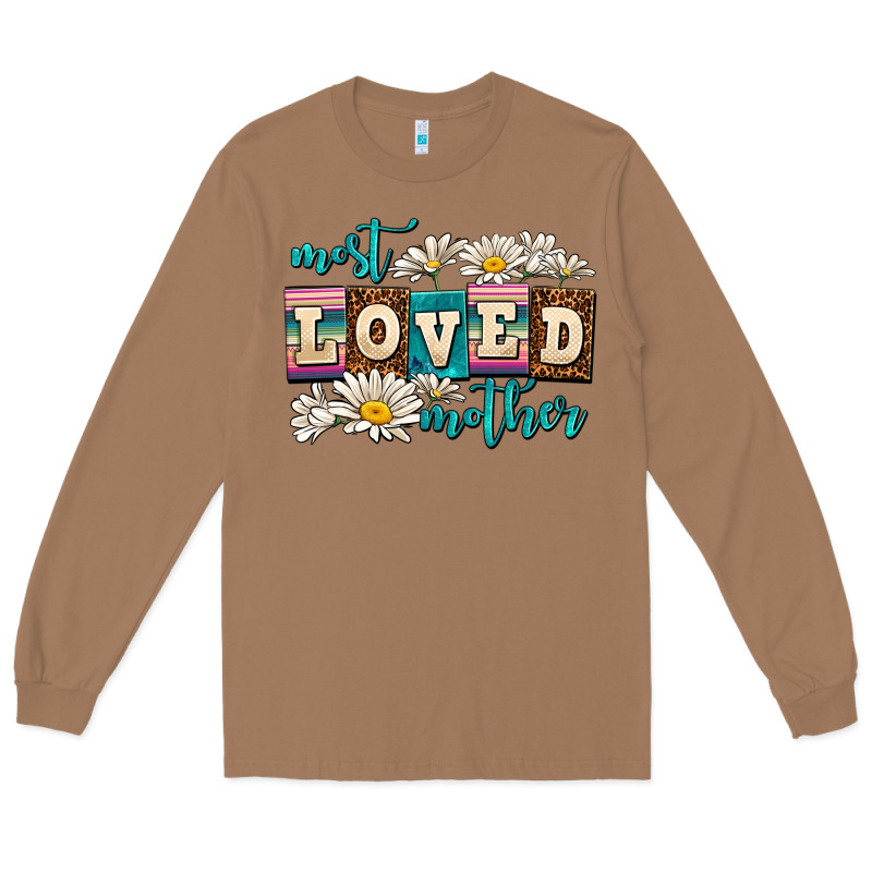 Most Loved Mother Long Sleeve Tee by AdoDesignShop | Teevron