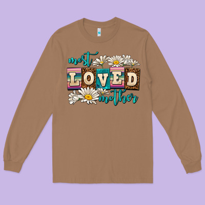 Most Loved Mother Long Sleeve Tee Designed By Adodesignshop