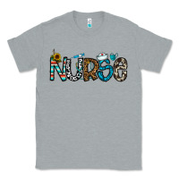 Heather Grey nurse Classic Tee - CowhideDigitalArt