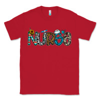 Red nurse Classic Tee - CowhideDigitalArt