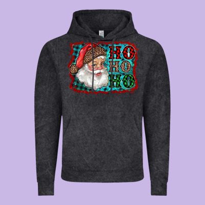 Vintage Hoodie Santa Ho Ho Ho