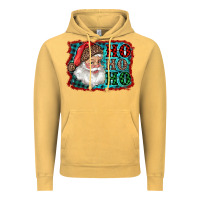 Vintage Mustard Santa Ho Ho Ho Vintage Hoodie - RanaPortraitStore