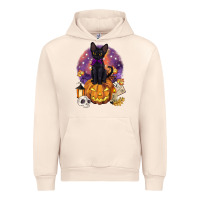 Sandshell halloween black cat pumpkin Urban Hoodie - BarkalooDesign