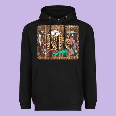 Western Registered Nurse Heavyweight Hoodie Designed By Lillyallendesigns