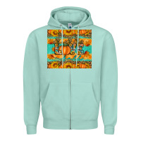 Seafoam love fall Zipper Hoodie - Artiststas